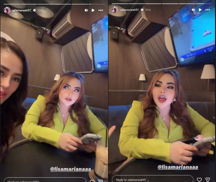 Safa Marwah bertemu dengan Lisa Mariana.