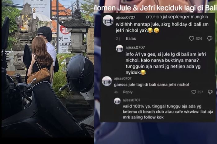 Jule kembali menjadi sorotan setelah dikabarkan dekat dengan aktor tampan Jefri Nichol