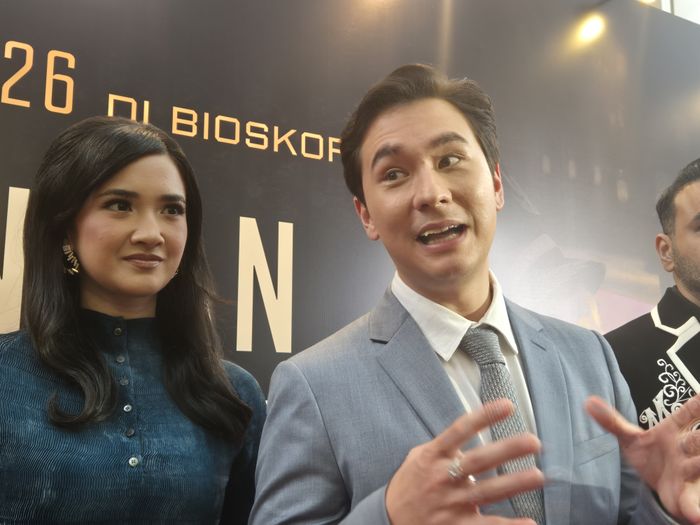 Jerome Kurnia dan Nadya Arina saat konferensi pers di kawasan Jakarta Selatan, Senin (12/1/2026).