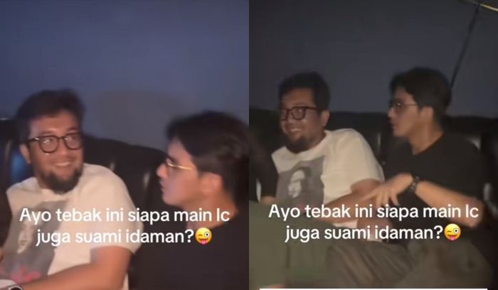 Momen Ricky Harun diduga berkaroke dengan LC.