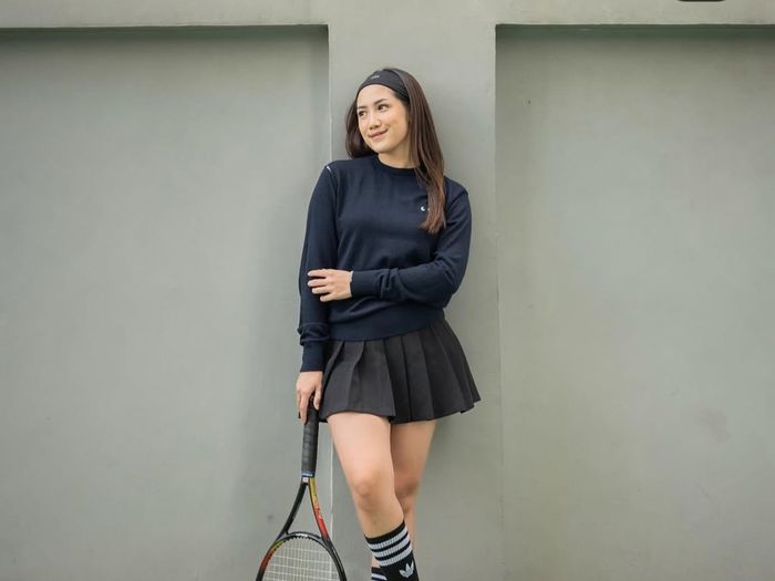 Tamara Tyasmara rutin olahraga demi berat badan ideal.