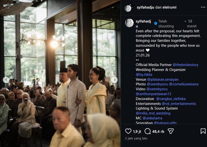 Ahmad Dhani dan Maia Estianty antar sang putra kedua, El Rumi, melamar Syifa Hadju.