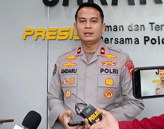 Kompol Andaru Rahutomo saat ditemui di Polda Metro Jaya, Senin (26/01/2026).