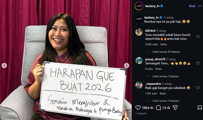 Keinginan Boiyen di tahun 2026.