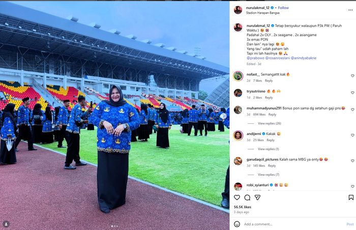 Nurul Akmal dilantik menjadi PPPK Paruh Waktu.