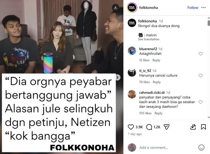 Jule ungkap alasannya pilih jalin hubungan dengan Safrie Ramadhan usai cerai dari suaminya, Na Daehoon.