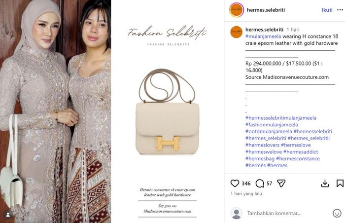 Mulan Jameela bawa tas seharga rumah saat hadiri acara 7 bulanan Alyssa Daguise