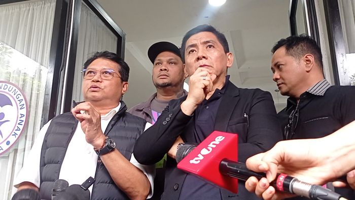 Virgoun ditemui di Komnas Anak, Selasa (10/2/2026).