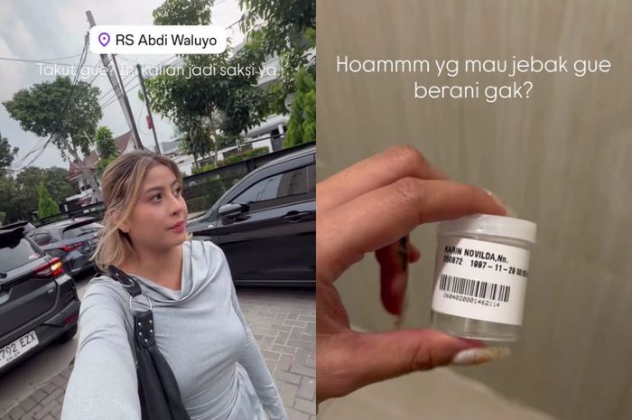 Awkarin mendatangi rumah sakit untuk menjalani tes narkoba.