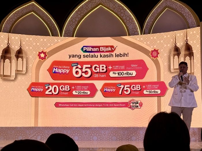 Pilihan produk Tri di bulan Ramadan.