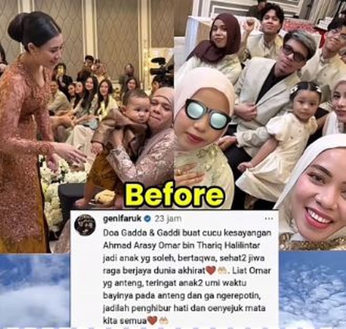 Geni Faruk dituding pilih kasih ke cucu, ibunda Atta Halilintar langsung skakmat nyinyiran netizen dengan bukti ini!