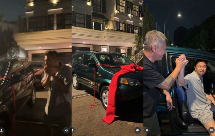 Raffi Ahmad nyaris nangis terima kado dari Gading Marten