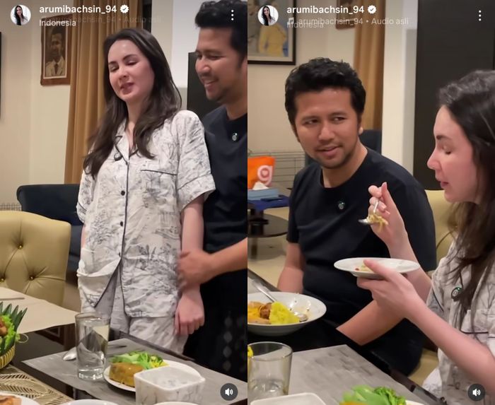 Arumi Bachsin dan Emil Dardak bagikan cerita kejutan ulang tahun Arumi yang bertepatan dengan 1 Ramadan lalu.