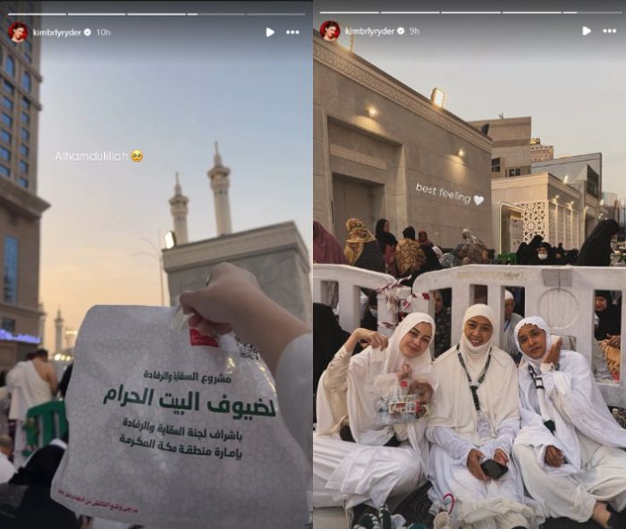 Kimberly Ryder jalani umrah di bulan Ramadan.