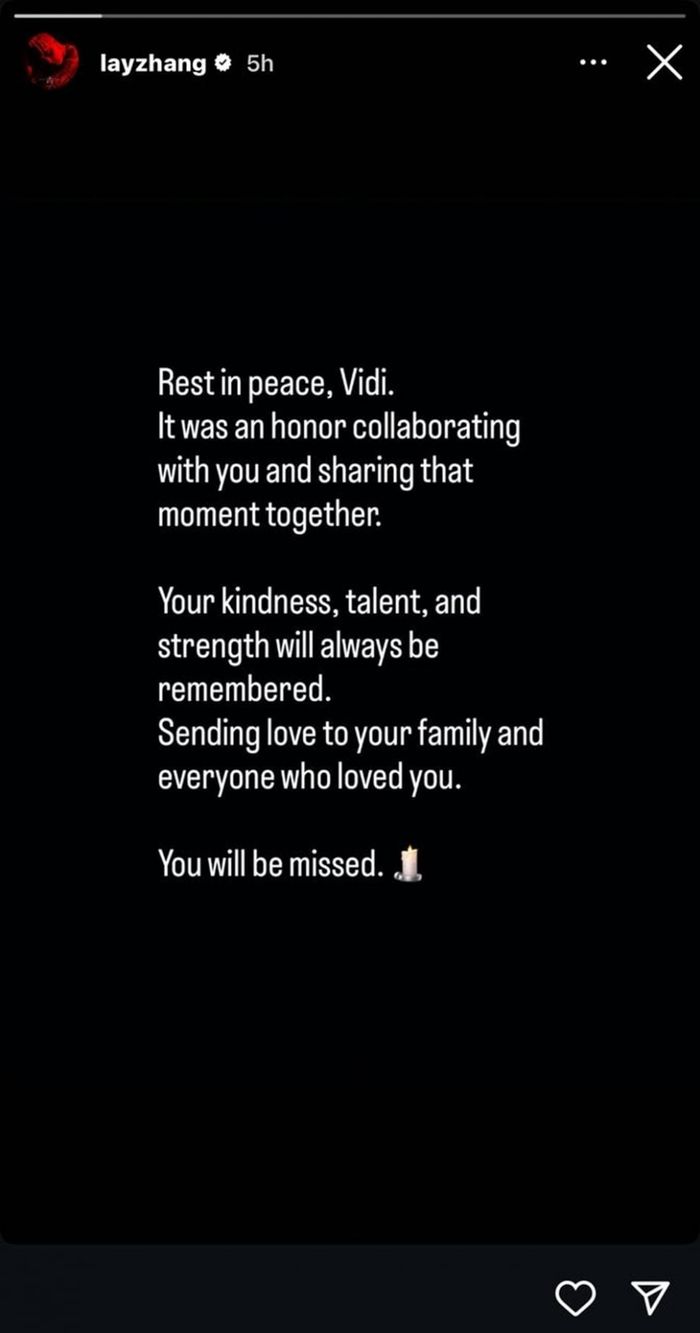 Profil Lay EXO, idol Kpop yang ikut berduka atas meninggalnya Vidi Aldiano, beri pesan ini ke suami  Sheila Dara. 