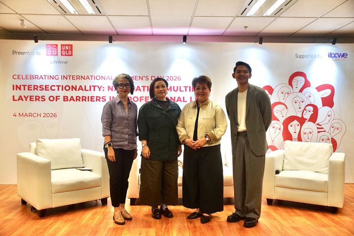 Para pembicara dalam diskusi yang diadakan oleh UNIQLO dan IBCWE.