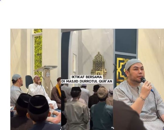 Intip potret Ivan Gunawan itikaf di masjid yang baru dibangunnya, semangat raih pahala di 10 hari terakhir Ramadan. 