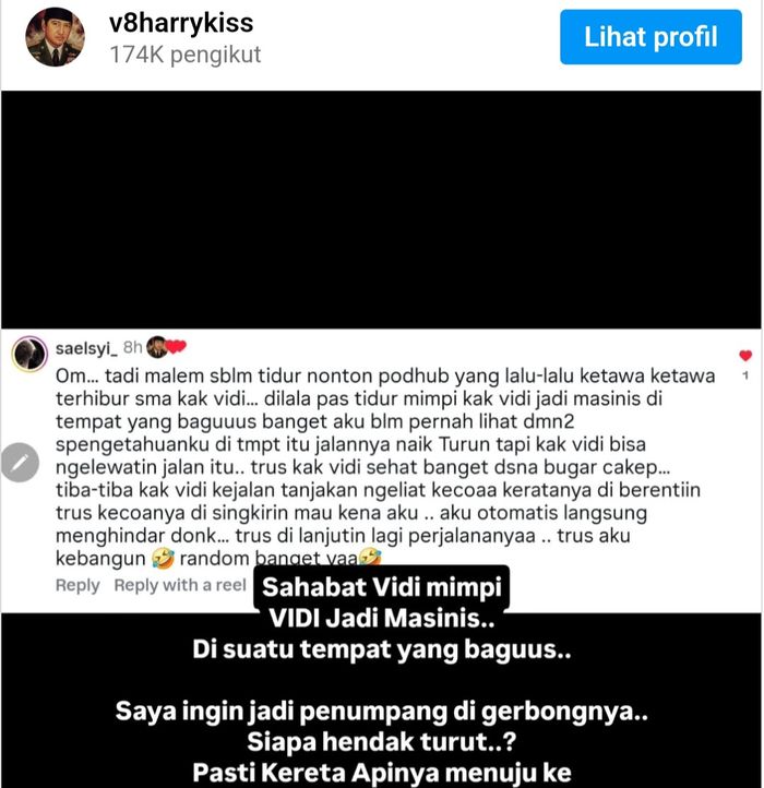 Sahabat Vidi Aldiano sempat memimpikan sang penyanyi menjadi masinis dan membuat Harry Kiss ungkap pesan haru
