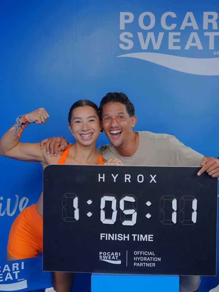 Irfan Bachdim dan Jennifer Bachdim mencatatkan rekor nasional baru dalam kategori Ganda Campuran di ajang Hyrox