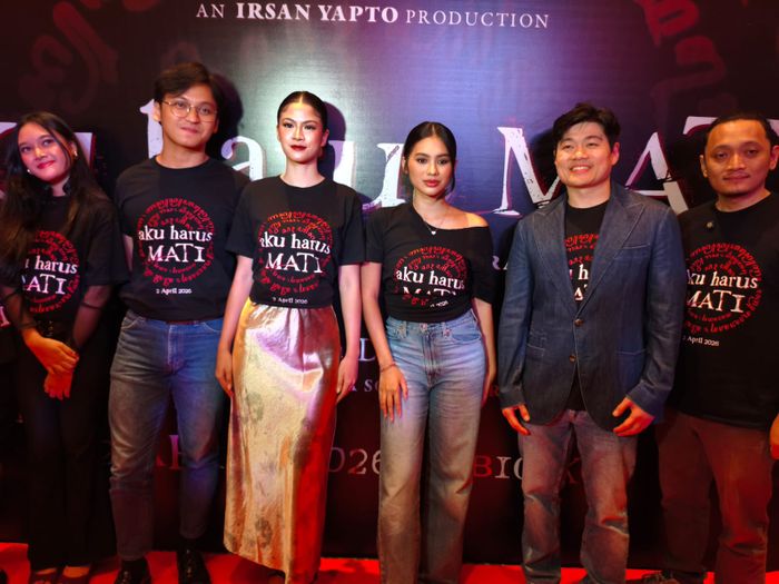 Konferensi pers film Aku Harus Mati yang dibintangi Hana Saraswati, di&nbsp;kawasan Kuningan, Jakarta Selatan, Kamis (26/3/2026).