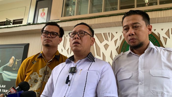 Kuasa Hukum Nikita Mirzani, Galih Rakasiwi di Pengadilan Negeri Jakarta Selatan, Selasa (31/3/2026).