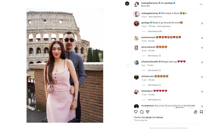 Profil Angel Karamoy, aktris yang pamer foto mesra bareng Gusti Ega di Roma, kini diduga balikan usai sempat dikabarkan putus. 
