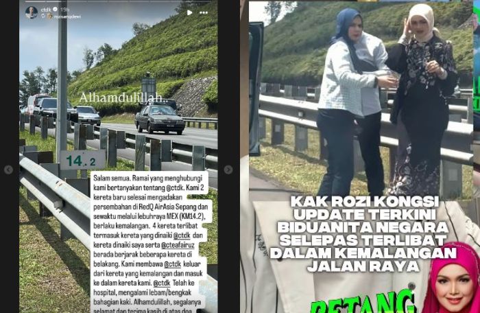 Siti Nurhaliza kecelakaan hingga alami bengkak kaki, begini kondisi sang diva kondang asal Malaysia!