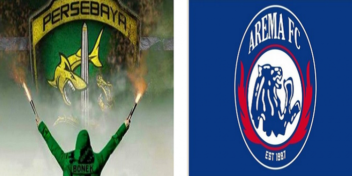 Ilustrasi Persebaya VS Arema