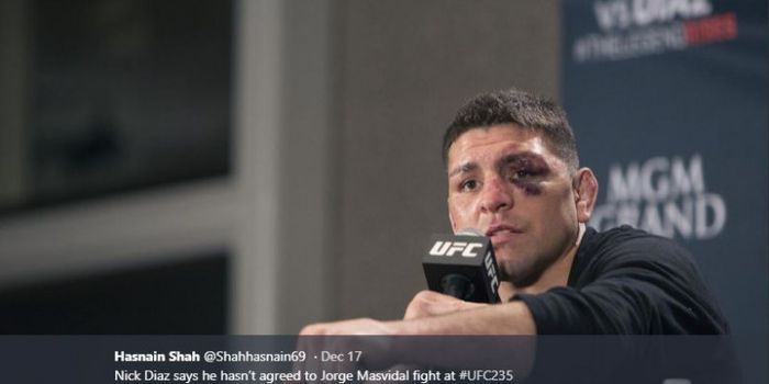 Pensiunan Petarung UFC, Nick Diaz.