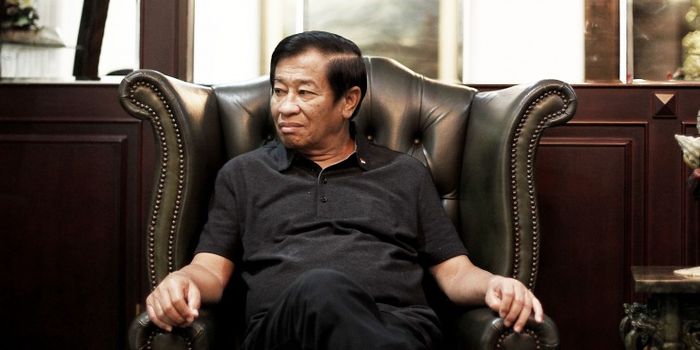 Ketua KP, Agum Gumelar mengumumkan calon ketua umum, wakil ketua umum, dan komite eksekutif PSSI unt