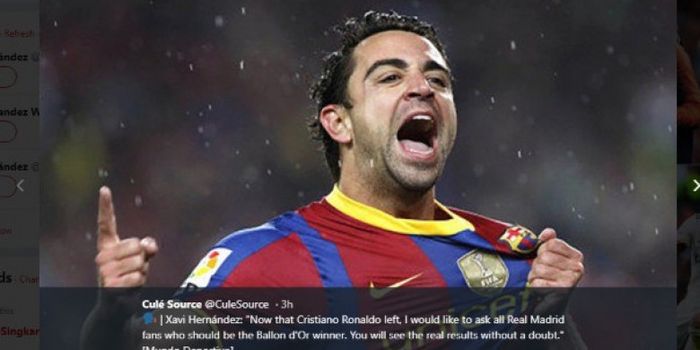 Legenda Barcelona, Xavi Hernandez, ingin mereformasi sepak bola demi penguasaan bola dengan cara mem