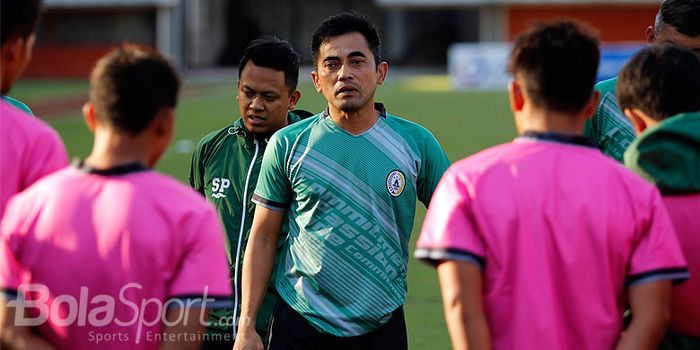 Pelatih PSS Sleman, Seto Nurdiantoro.