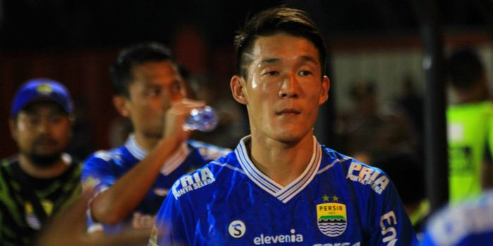 Gelandang Persib Bandung asal Republik Korea, Oh In-kyun.