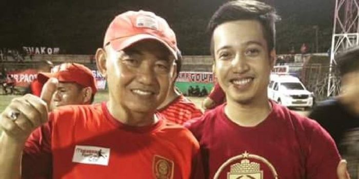 Legenda PSM Makassar, Syamsuddin Umar (kiri).