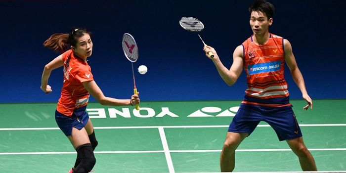 Pasangan ganda campuran Malaysia, Chan Peng Soon/Goh Liu Ying.