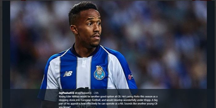 Eder Militao, Bek FC Porto asal Brasil yang diincar oleh Real Madrid