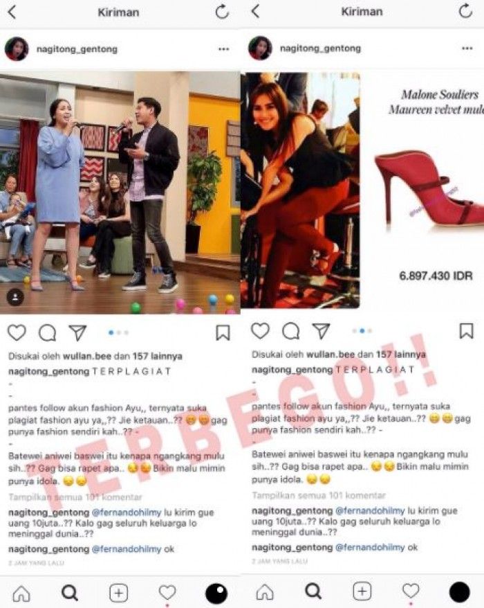 Ayu Ting Ting dan Nagita Slavina