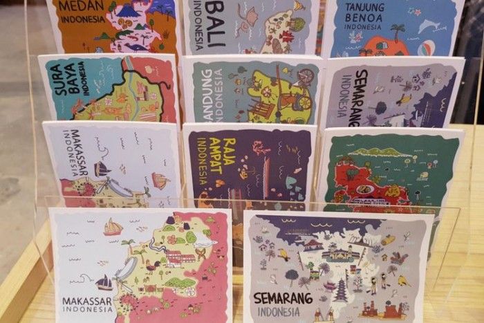 Kartu pos rasa zaman now