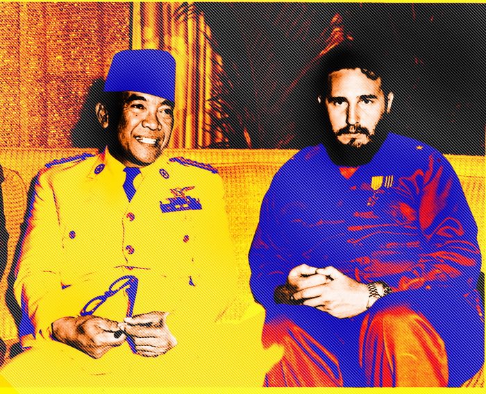 Setiap bersua, Bung Karno dan Fidel Castro selalu bercanda.