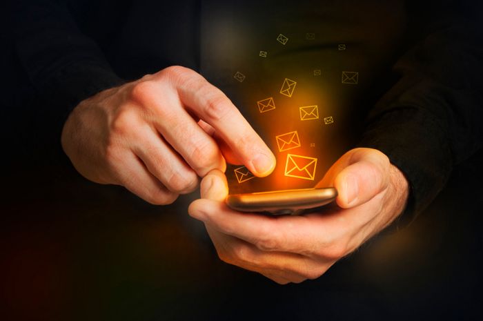 Ilustrasi smartphone.