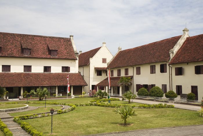 Fort Rotterdam di pesisir Makassar, Sulawesi Selatan.