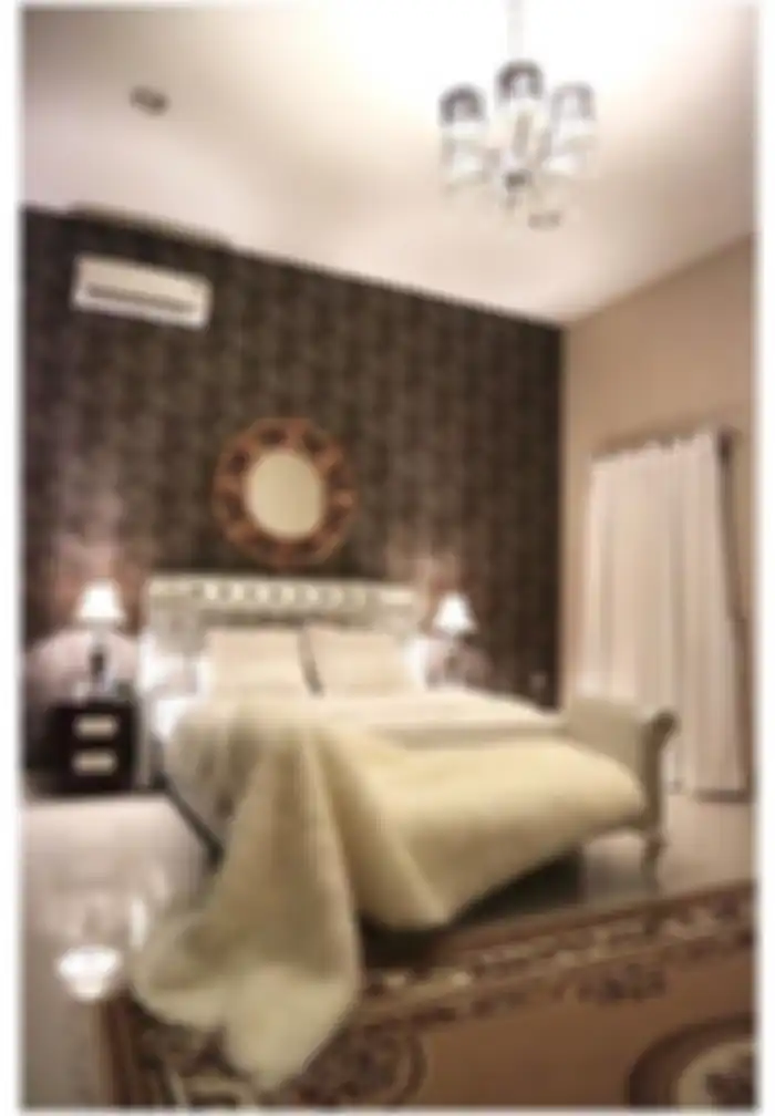 Ruang tidur dari rumah Roy Kiyoshi