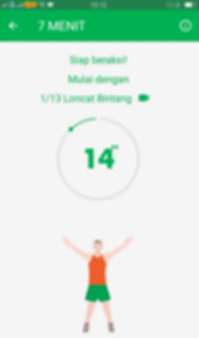 7Menit Workout dimulai