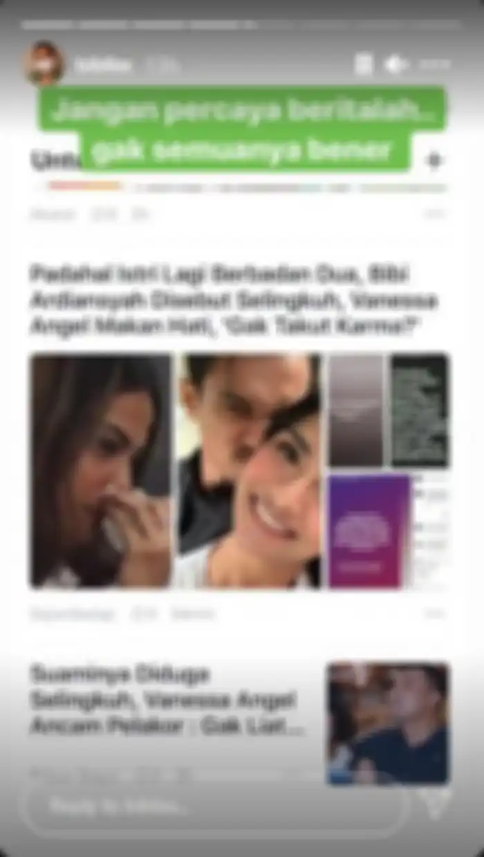 Unggahan Bibi Ardiansyah