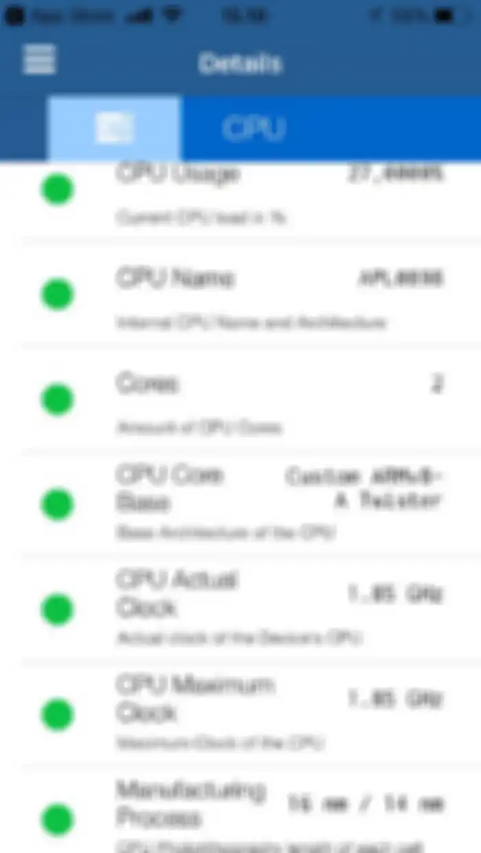 Lihat bagian CPU Actual Clock dan CPU Maximum Clock