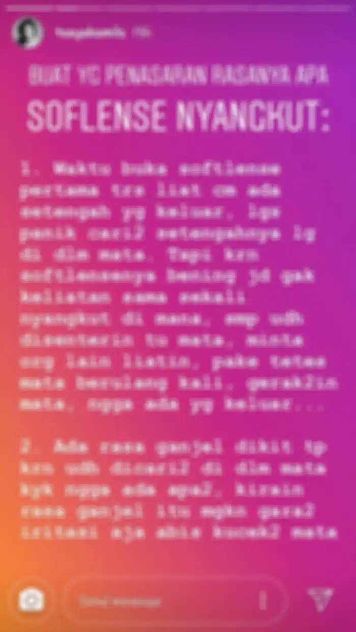 Kondisi mata Tasya Kamila pasca insiden softlens nyangkut di matanya selama 2 hari