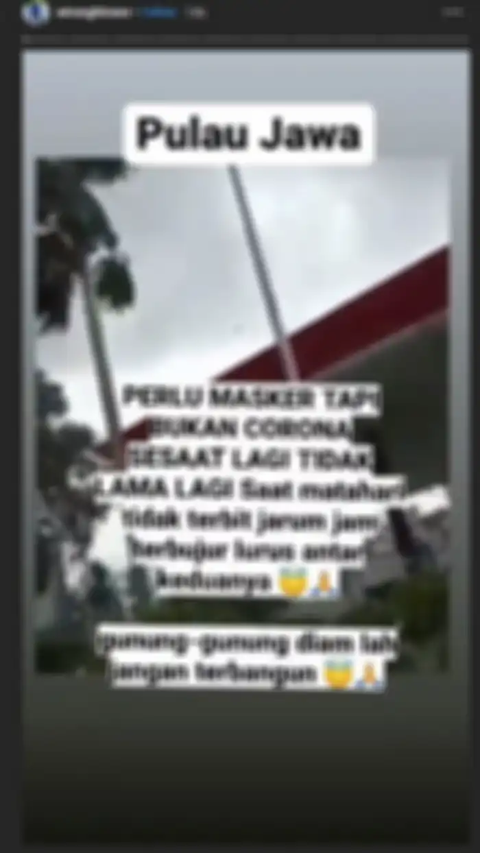 Wirang Birawa memeringatkan soal akan adanya bencana puting beliung