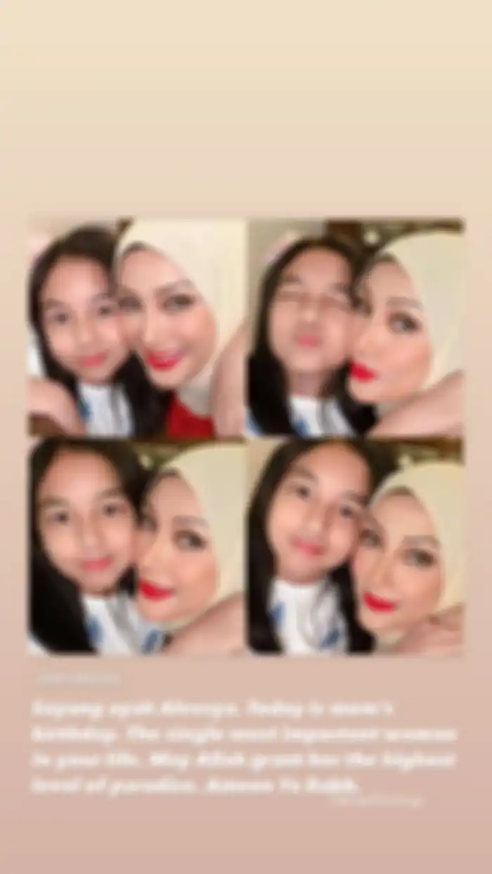 Unggahan Engku Emran untuk mantan istri pertamanya