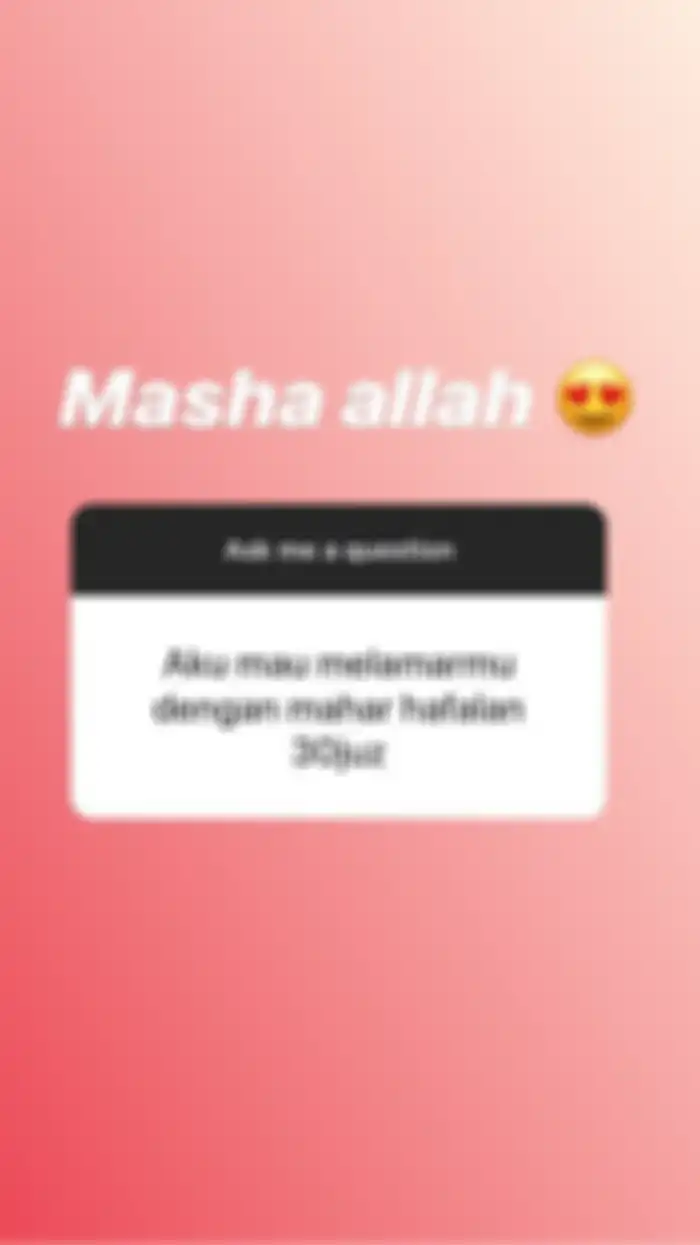 Reaksi Ayu TIng Ting ketika dilamar dengan mahar hafalan 30 Juz