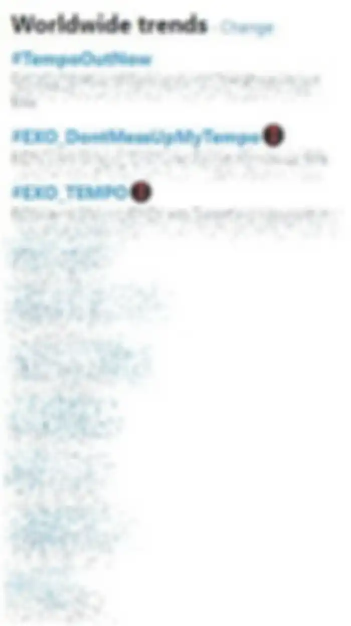 EXO jadi trending topik
